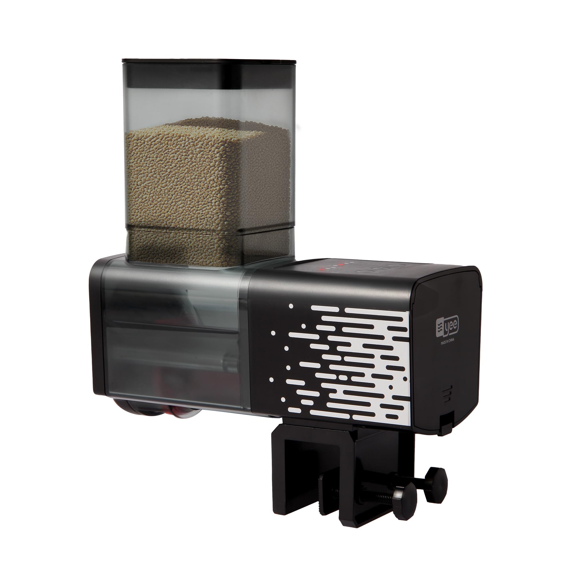 Photo 1 of AWUAWU Fish Feeder Automatic Dispenser for Indoor Aquarium, Screw Push Design, 17oz Large Capacity