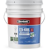 Gardner STA-Kool SK-7705 Traditional Acrylic Elastomeric Roof Coating, 5 Gallon (Pack of 1), White, 640 Fl Oz