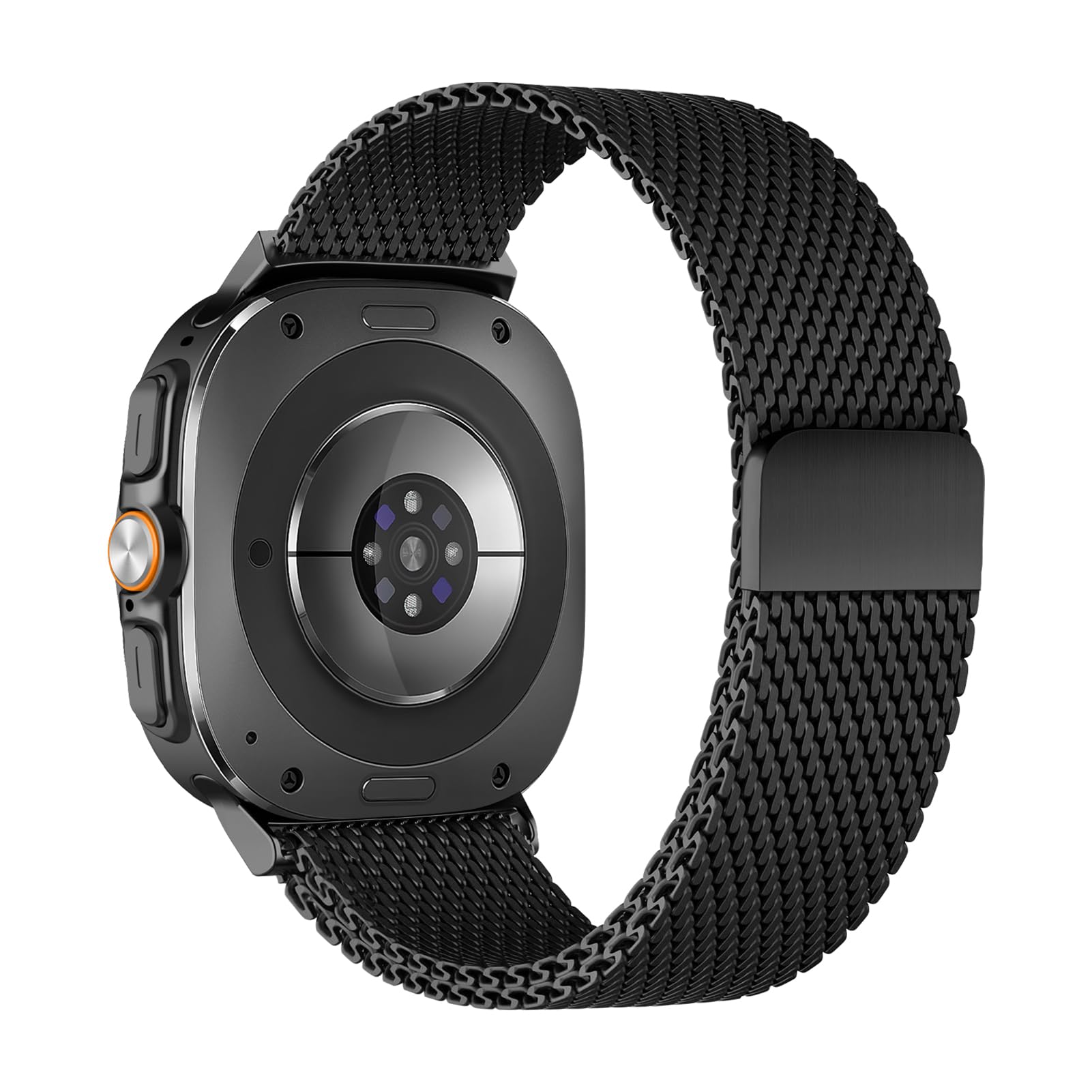 Milanese Loop Metal Bands for Samsung Galaxy Ultra Watch Band 2025/2024,Stainless Steel Magnetic/Parachute Mesh Titanium Strap Men Women for Samsung Galaxy Watch Ultra 47mm Band Correa Reloj