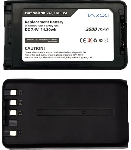 Amazon.com: DCH 2000mAh KNB-79LC Battery Replacement for Kenwood