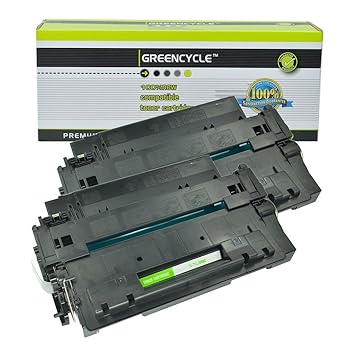【クリックで詳細表示】Greencycle 2パックでの使用互換トナーカートリッジce255 a 55 AブラックLaserJet Pro MFP m521dw p3015 p3015d p3010 p3011 p3016エンタープライズMFP m525 C m525dnシリーズプリンタ