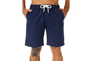 KAILUA SURF Mens Swim Trunks Long, Quick Dry Mens Boardshorts, 9 Inches Inseam Mens Bathing Suits with Mesh Lining