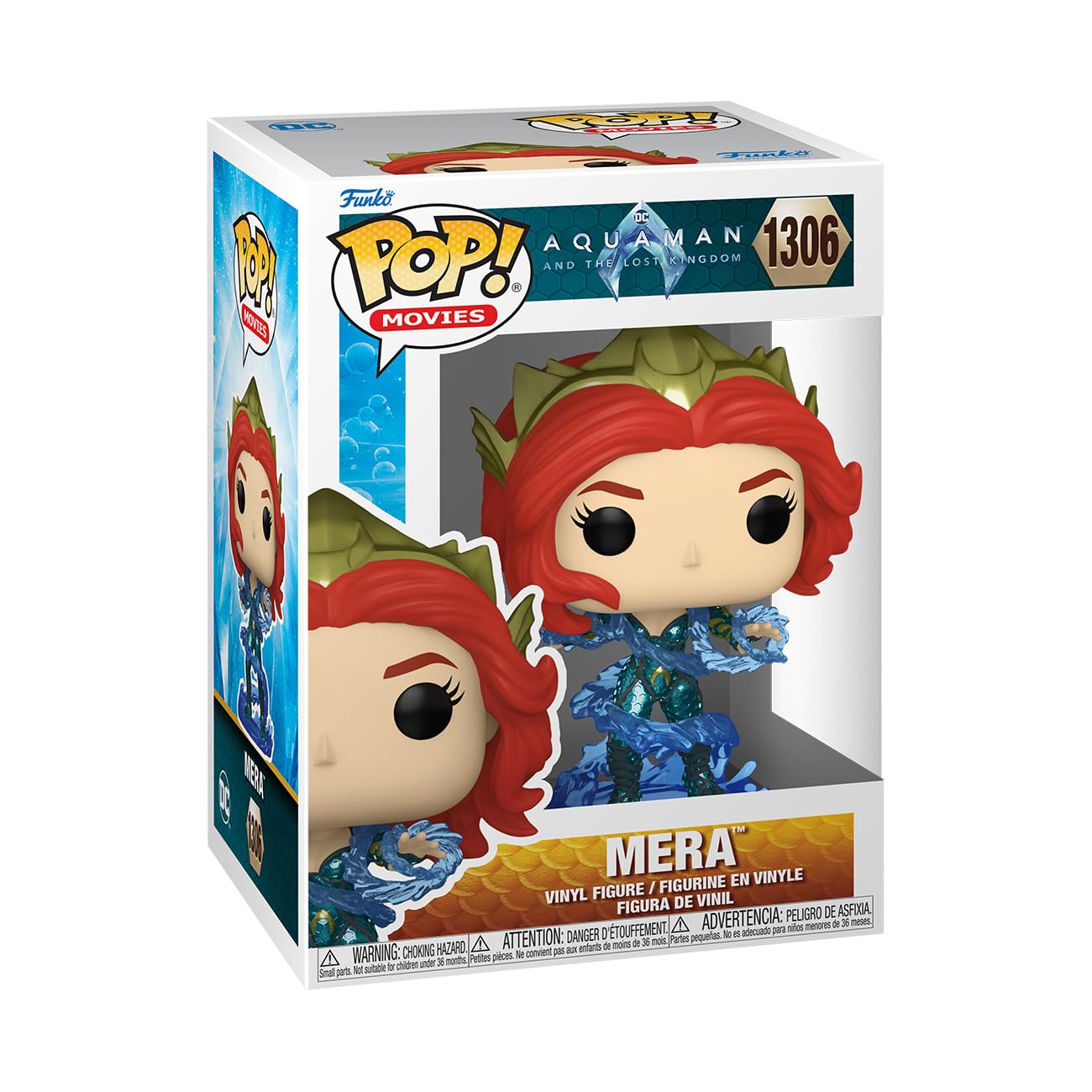 Funko POP! Movies: DC - Mera - Aquaman - Collectable Vinyl Figure - Gift Idea - Official Merchandise - Toys for Kids & Adults - Movies Fans - Model Figure for Collectors and Display