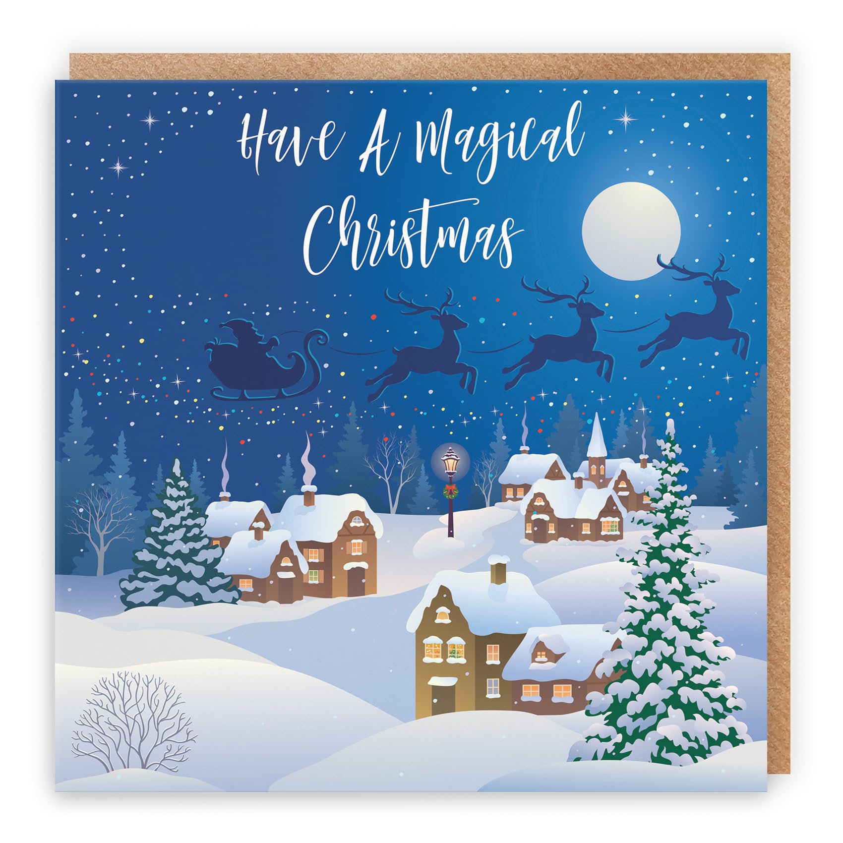 Hunts England - Individual Christmas Card - Have A Magical Christmas - Winter Wonderland Collection - Fun Card