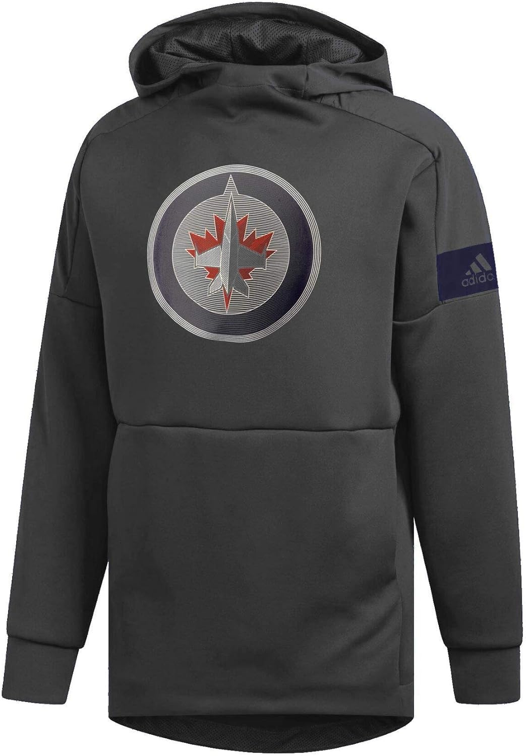 Amazon Com Adidas Winnipeg Jets Nhl Gamemode Hoodie Gray Large Sports Outdoors