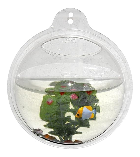 Wrapables Fish Bubble Wall Mounted Acrylic Fish Bowl