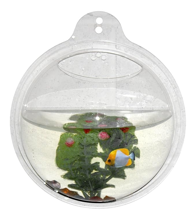 Wrapables Fish Bubble Wall Mounted Acrylic Fish Bowl