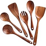 Kitchen Utensils Set,NAYAHOSE Wooden Cooking Utensil Set Non-stick Pan Kitchen Tool Wooden Cooking Spoons and Spatulas…
