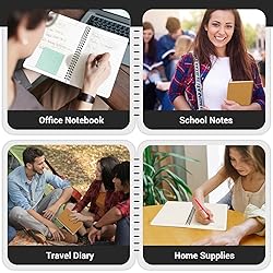 EUSOAR Hardcover Lined Notebook, A5 24 Packs 5.5" x