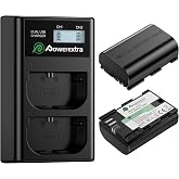 LP-E6 LP-E6N 2600mAh Batteries and Dual Channel Charger for Canon Cameras | Battery for Canon EOS 5D Mark II III IV,5DS,5DS R,6D,6D Mark II,7D, 7D Mark II,60D,70D,80D,90D, R, R5, C700, XC10, XC15