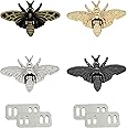 MIAO JIN 4 Sets 3D Bee Shape Bag Flip Buckles Alloy Purse Latch, Lock Purse Clasp Turn Lock,Lock Clutch Closure for DIY Leathercraft Shoulder Bag Briefcase Handbag Wallet Making