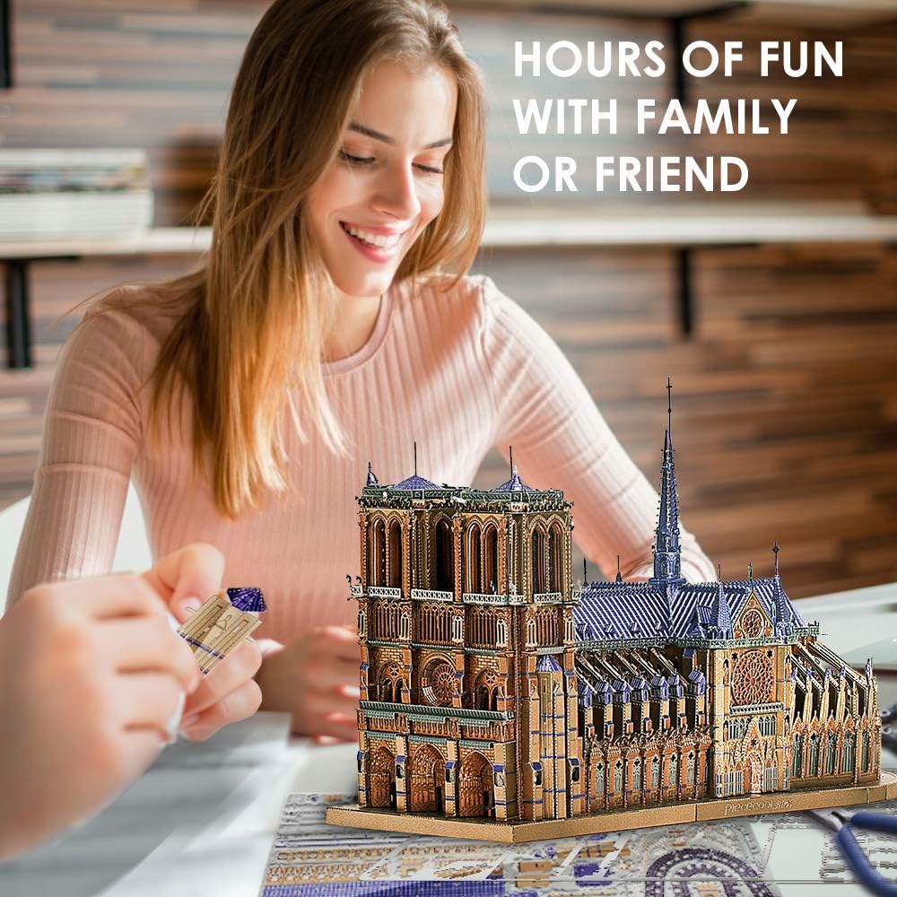 Piececool 3D Puzzle Metal Notre Dame de Paris - Image 4