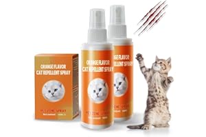 TLETTSTEINKLE Natural Cat Deterrent Spray - Stop Scratching Protect Furniture Sofa Rugs Curtains | Safe Training Aid for Cats & Kittens | Indoor & Outdoor Spray | Non-Toxic Anti-Scratch Formula (2x100mL)​