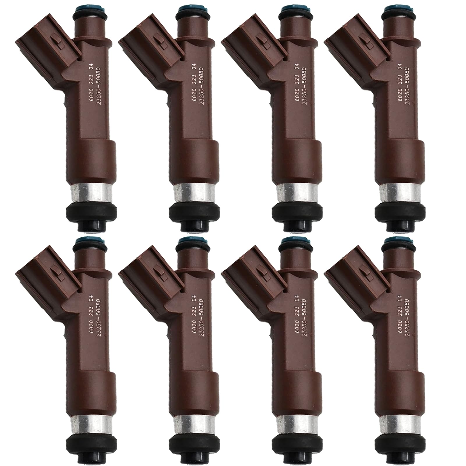 Photo 1 of 23209-50080 Fuel Injectors Compatible with Toyota 4Runner LEXUS Sequoia Tundra 2005-2009 4.7L V8 Replace#23209-0F020, 232090F020, 2320950080, FJ728