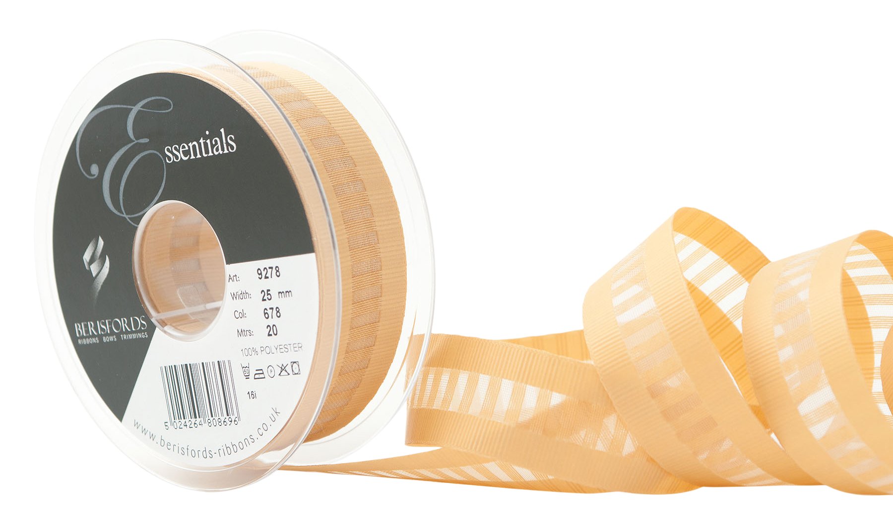 Berisfords Ladder, Polyester, Honey Gold, 10.4 x 10.4 x 2.9 cm