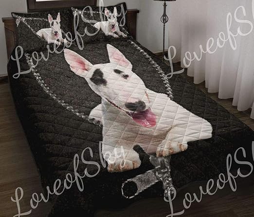 bull terrier and children