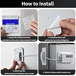 Ougourim Refrigerator Lock - Upgraded Combination