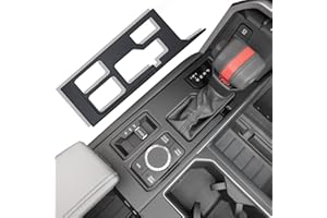 Gear Shift Panel Trim Matte Black Cover Compatible with 2022 2023 2024 2025 2026 Toyota Tundra Sequoia Accessories, Driving M