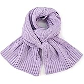Zsedrut Warm Baby Scarf Winter Boys Girls Neck Warmer Knitted Toddler Neck Scarves