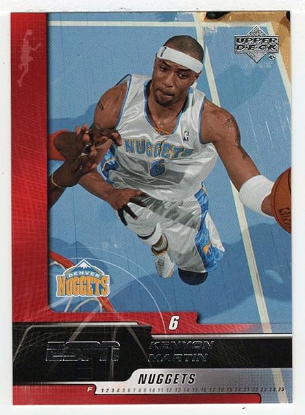 Amazon Com Kenyon Martin Basketball Card 2005 06 Upper Deck