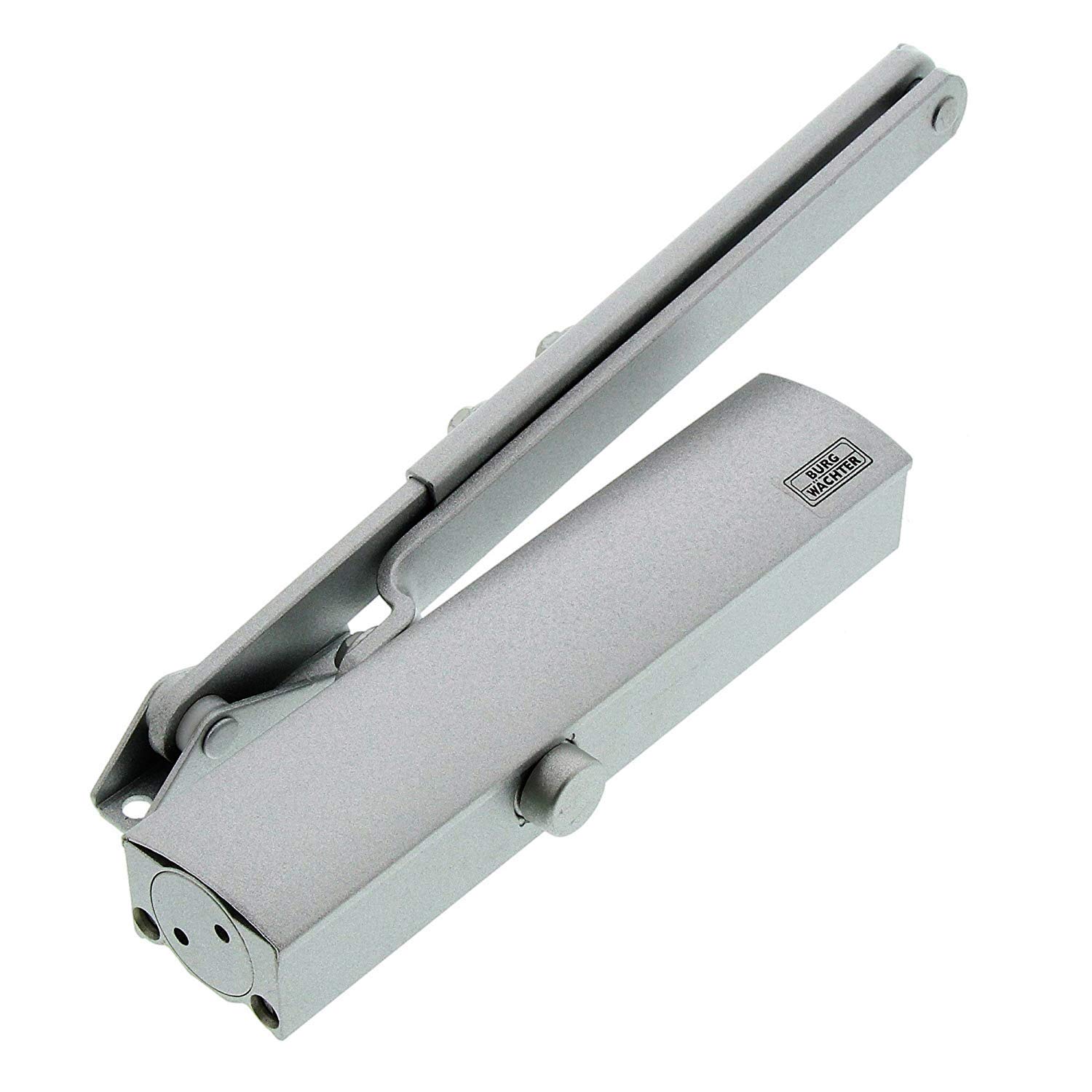 Burg-Wächter 503 S Door Closer, Silver, Türbreite bis 95 cm