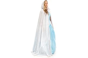 Little Adventures Deluxe Velvet Adult Cloak Cape with Lined Hood - Machine Washable Durable Cosplay Party Costume