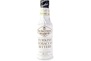 Fee Brothers Turkish Tobacco Cocktail Bitters - Aromatic Cocktail Mixer & Concentrated Flavoring, Gluten Free, Vegan-Friendly, 5 fl oz