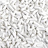 Hiceeden 8 Pounds Rock Tumbling Filler Media, 1/5" x 2/5" Reusable Cylinder Ceramic Pellets Non-Abrasive for Rock Tumbler, St