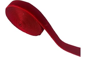 Heyiwell 5Yard Red Velvet Ribbon for Home Decor,Christmas Gift Wrapping,DIY Crafts 20mm(3/4 "Inch)