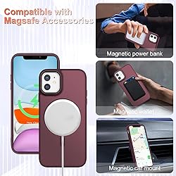 YENAPOON for iPhone 11 Case, Matte Magnetic Phone