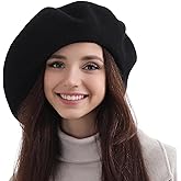 XXL 100% Wool French White Beret Hats for Women Man Painter hat Classic Painter's Hat Girl Solid Color Classic