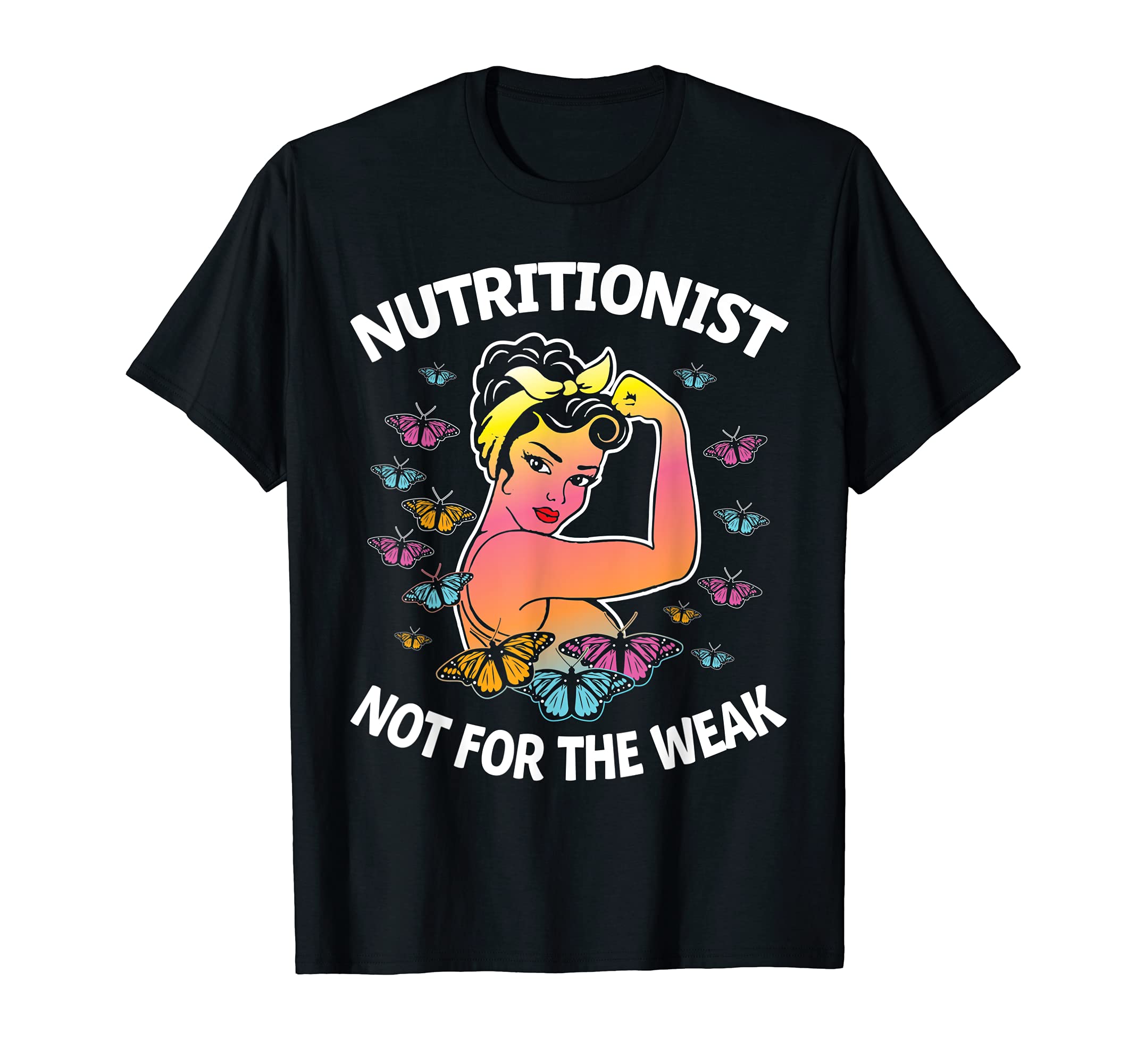 Nutritionist Butterfly Proud Coworker Saying T-Shirt