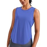 JOYSPELS Ice Silk Workout Tank Tops for Women Cool-Dry Sleeveless Loose Fit Yoga Shirts Athletic