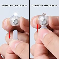 Xthuge 150pcs Mini Round LED Ball Lamp Balloon