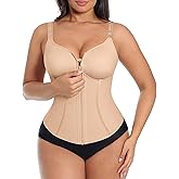 SHAPELLX Waist Trainer for Women Corset Top Tummy Control Shapewear Waist Cincher Body Shaper Fajas Colombianas Moldeadoras