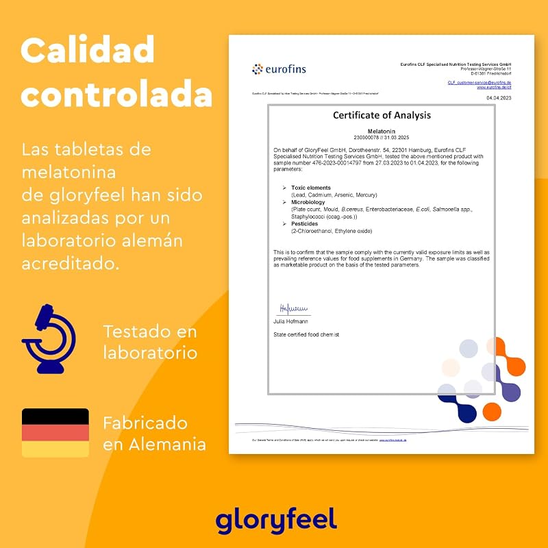Melatonina 400 Tabletas (+1 año), Altas dosis, Para dormir bien