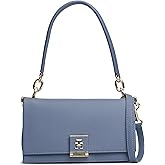 Tommy Hilfiger womens Leather Shoulder Bag With Removable Crossbody Strap