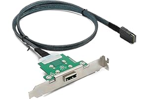 MITATTOK Mini SAS Cable, SFF-8087 to SFF-8088 Straight to Straight High-Speed Data Transfer for SAS/RAID Controllers, Backpla