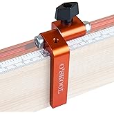 O'SKOOL 3-Inch T-Track Adjustable Fence Flip Stop Repeater with Indexing Cursor