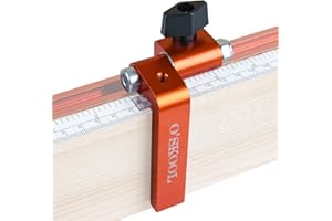 O'SKOOL 3-Inch T-Track Adjustable Fence Flip Stop Repeater with Indexing Cursor, TTK015