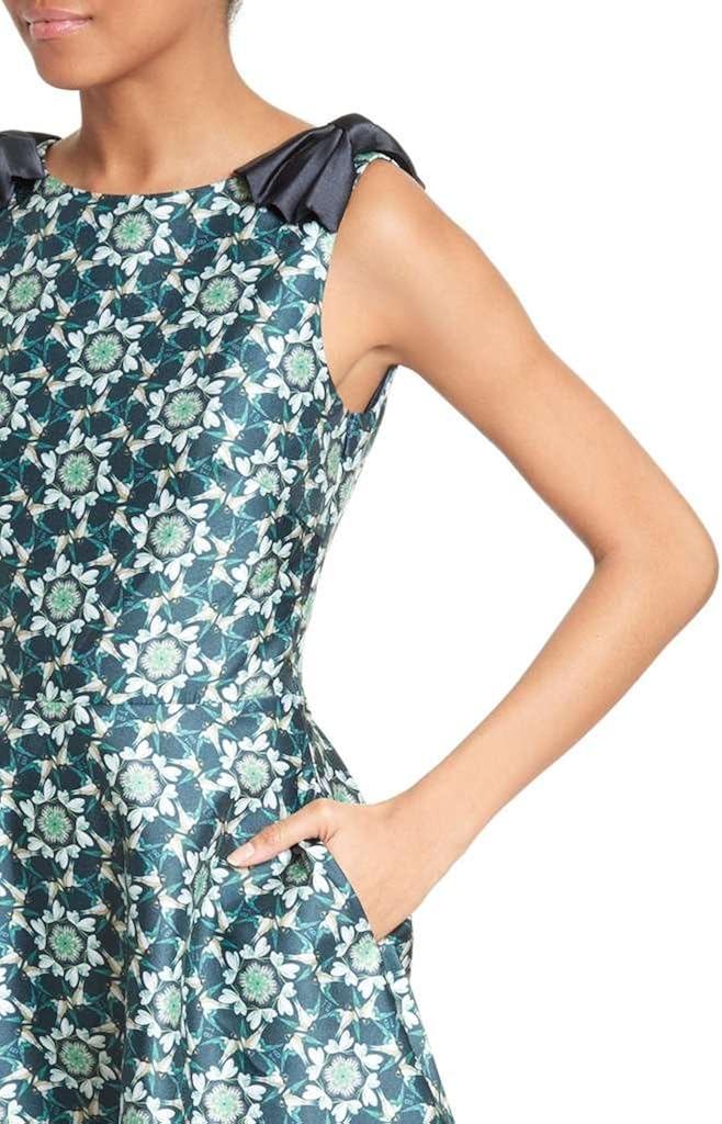 ted baker bow shoulder dress