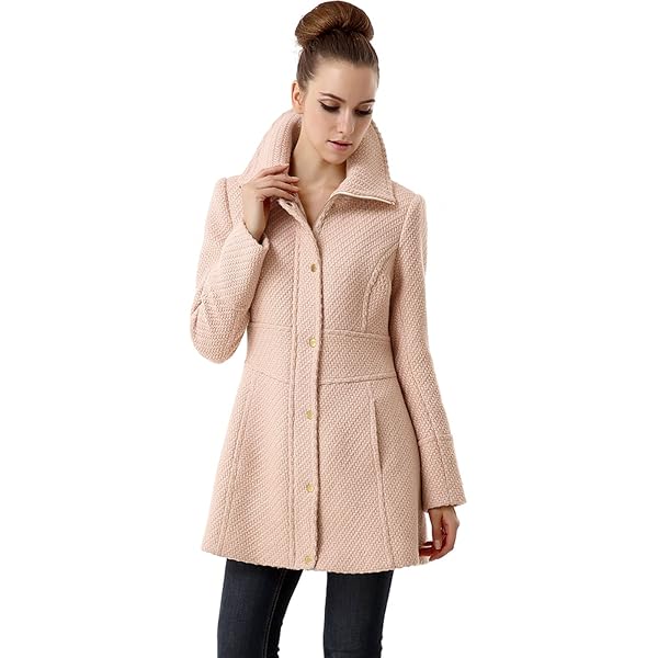 Amazon.com: BGSD Women Ann Fit and Flare Boucle Wool Blend Walking