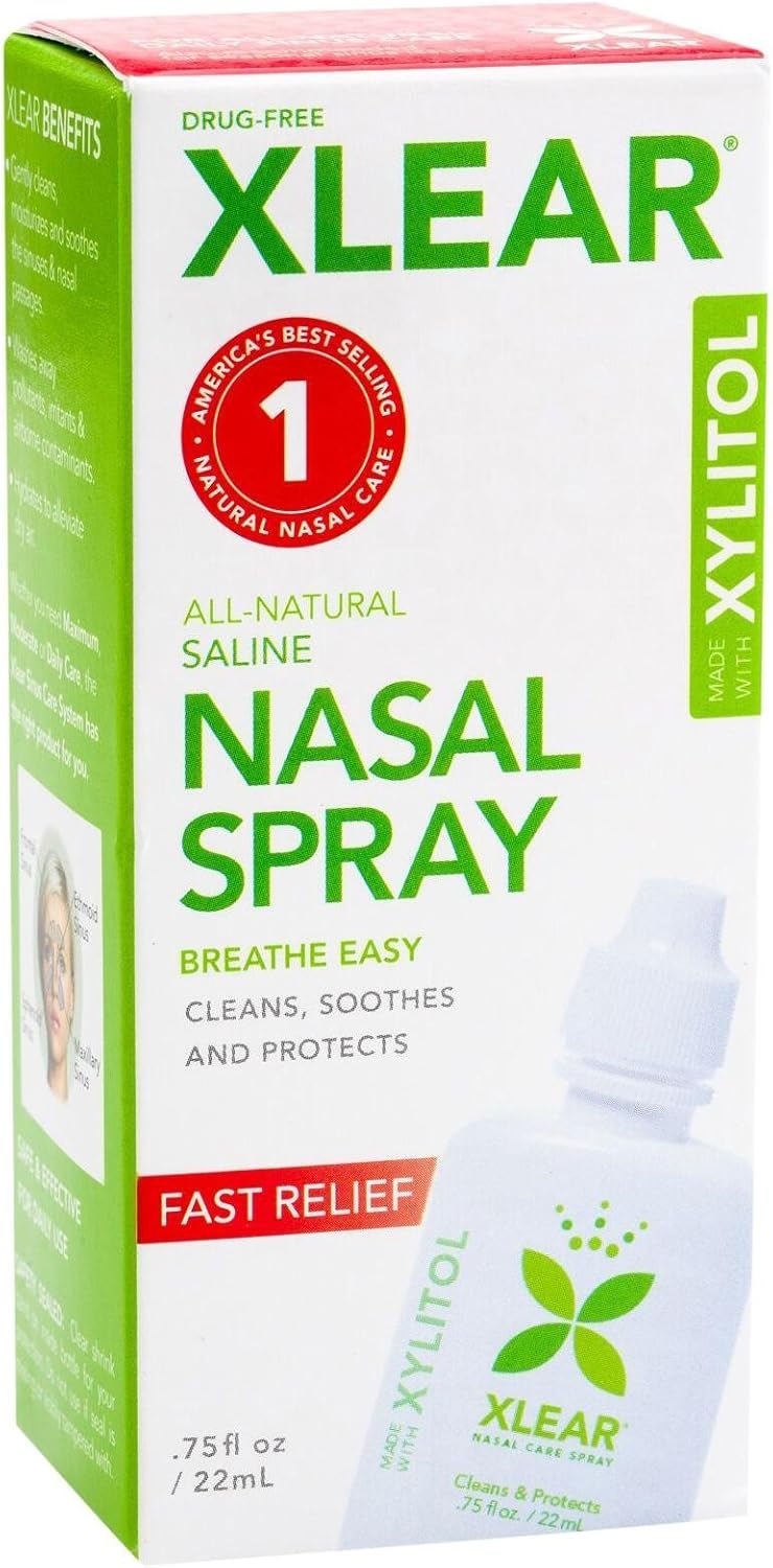 Xlear Saline Nasal Spray with Xylitol - 0.75 oz: Health & Personal Care