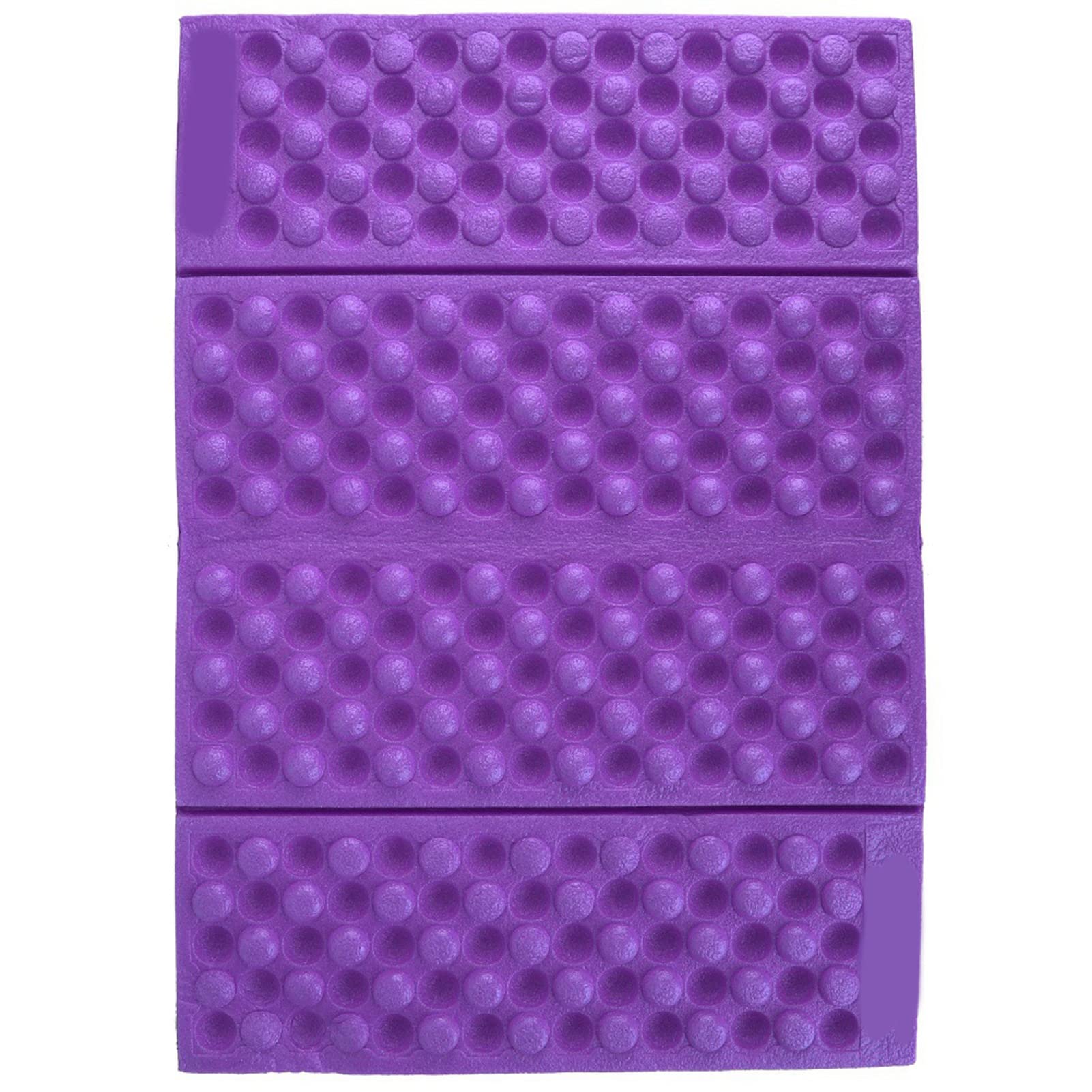 Sleeping Pad, Foldable Camping Mat Foam Cushion PVC Damp-Proof Beach Picnic Mat for Hiking Travel Outdoor Use (Purple)