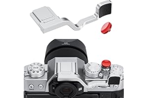 XT30III Thumb Up Grip with Shutter Button for Fuji Fujifilm XT30 III II XT20 XT10 Camera, Metal X-T30 III Thumb Grip with Hot