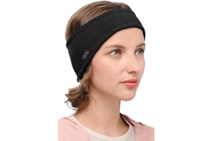 GOT Sports Ear Warmer Headband for Women - Fleece Running Headband Ear Covers for Cold Weather - Ski Cycling Muffs for Winter (Black)