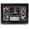 HWC Trading Roman Reigns Wrestling 16 x 12 inch (A3) Printed Gifts Signed Autograph Picture for WWE & WWF Memorabilia Fans - 16" x 12" Framed