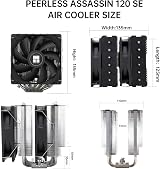 Thermalright Peerless Assassin 120 SE CPU Cooler 6 Heat Pipes 1550RPM view 5