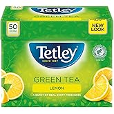 Tetley Green Tea with Lemon Teabags 50x