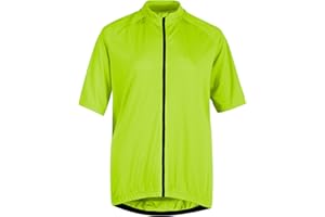 WINNERAIN Men's Cycling Jersey Zip Short Sleeve Moisture Wicking Breathable 3 Large Back Pocket Quick-Drying Cycling Shirt